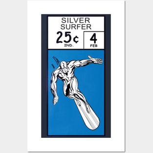 Silver Surfer corner box Posters and Art